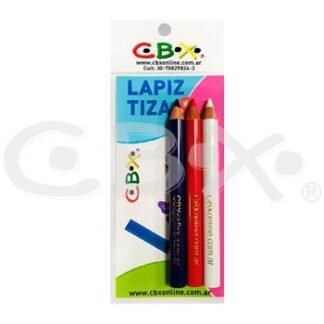 CBX - LAPIZ TIZA X 3 UNIDADES