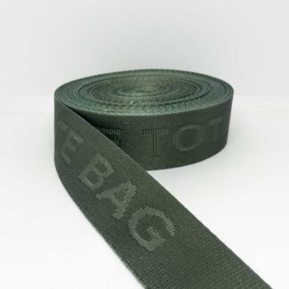 CINTA BAJO RELIEVE - TOTE BAG VERDE