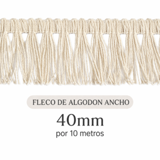 FLECO DE ALGODON ANCHO 40mm x 10mts - 318