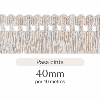 FLECO PASACINTA DE ALGODON 40mm x 10mts - 314