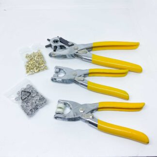 KIT PINZAS SACABOCADO/OJAL/BROCHE ARO (DKTZ)