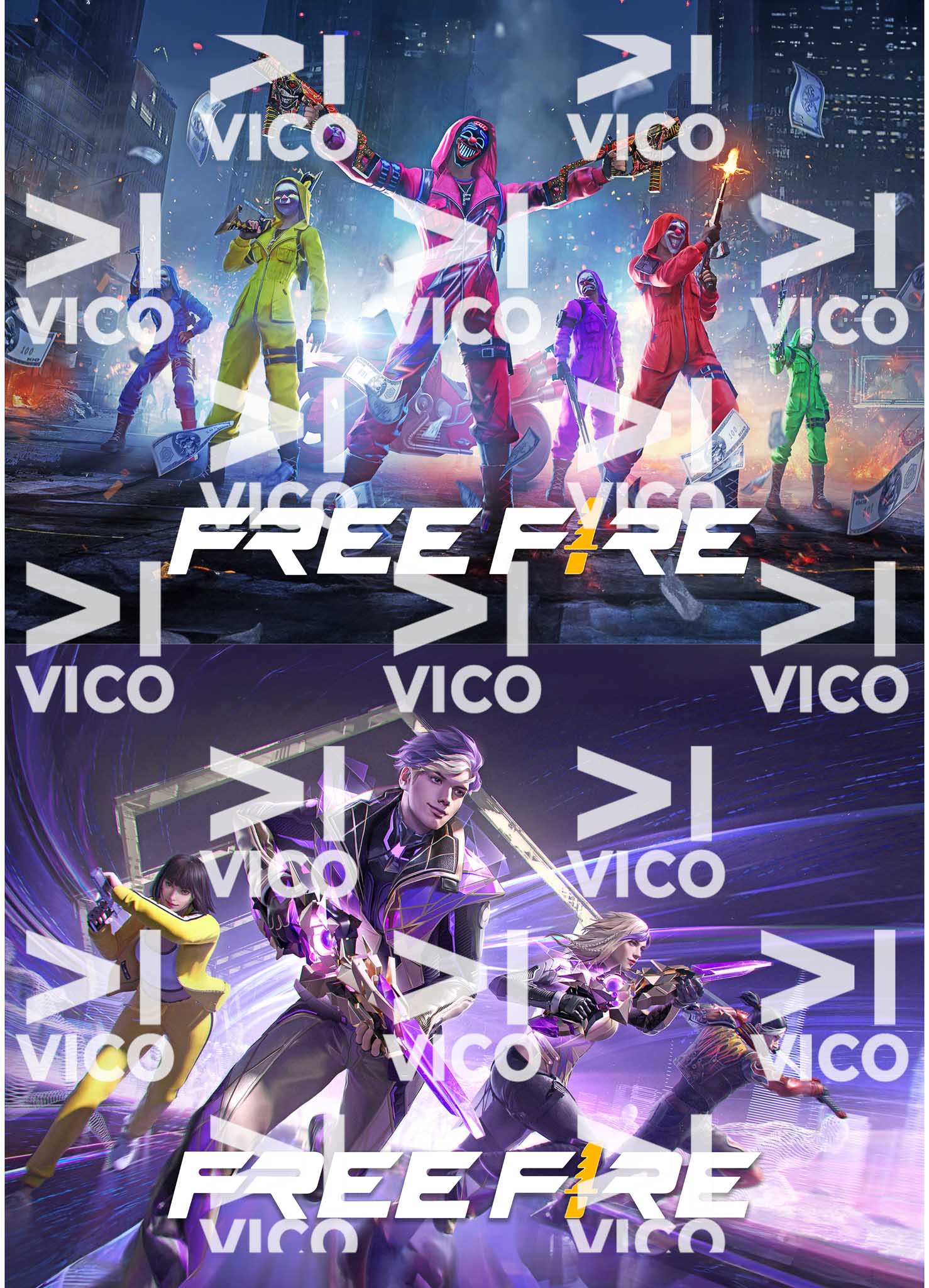 PAÑO ESTAMPADO x2 – FREEFIRE