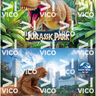 PAÑO ESTAMPADO x2 – JURASSIC-PARK