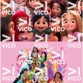 PAÑO ESTAMPADO x2 – PRINCESAS