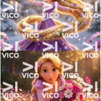 PAÑO ESTAMPADO x2 – RAPUNZEL