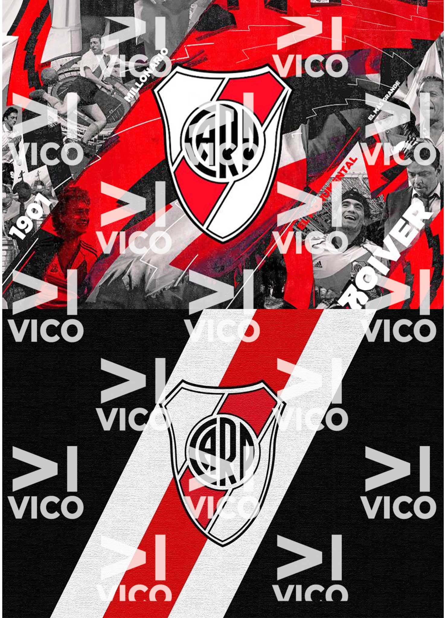PAÑO ESTAMPADO x2 – RIVER