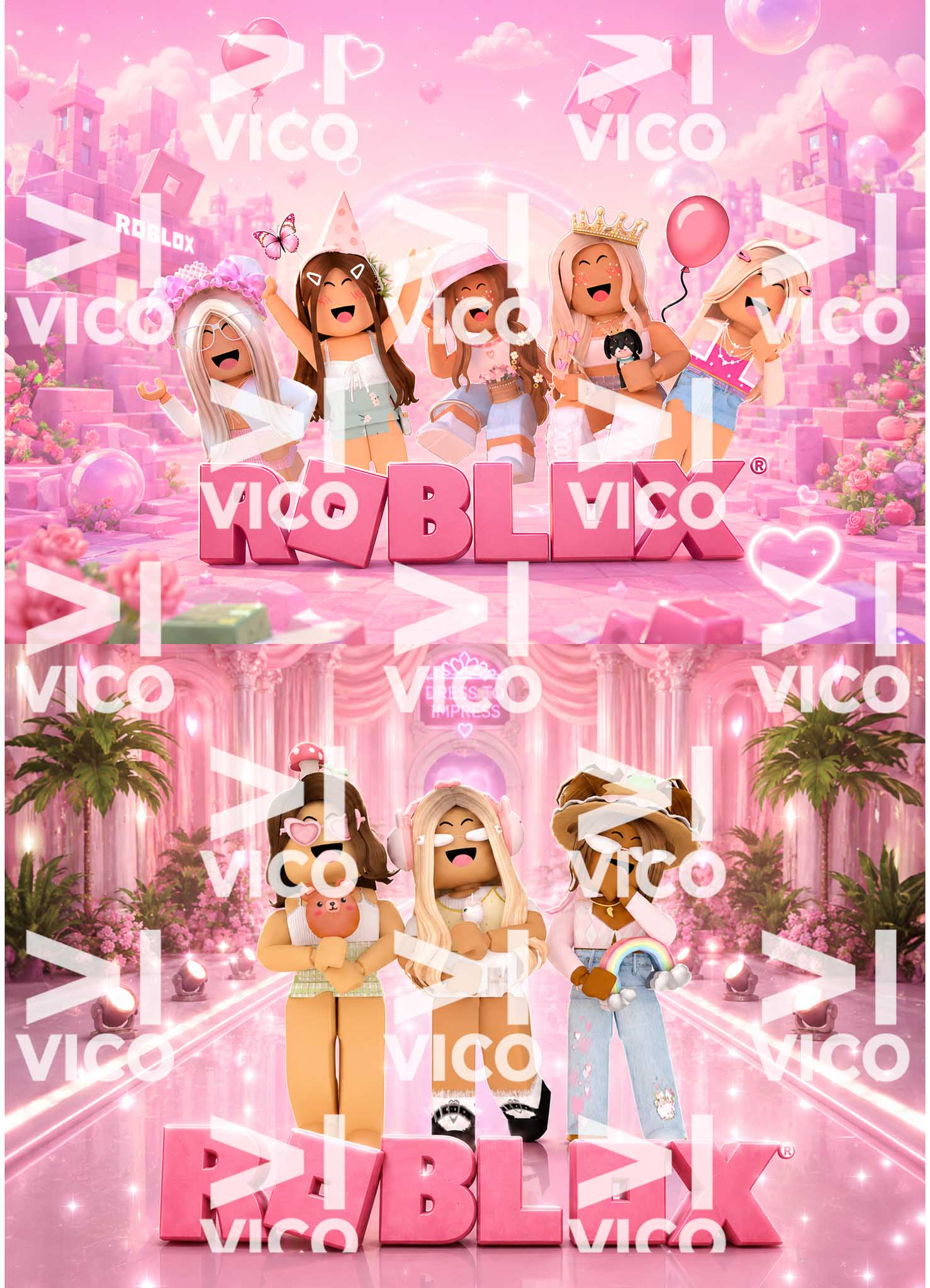 PAÑO ESTAMPADO x2 – ROBLOX-NINA