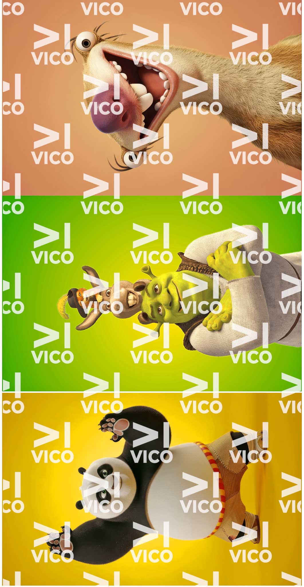 PAÑO ESTAMPADO x3 – DREAMWORKS