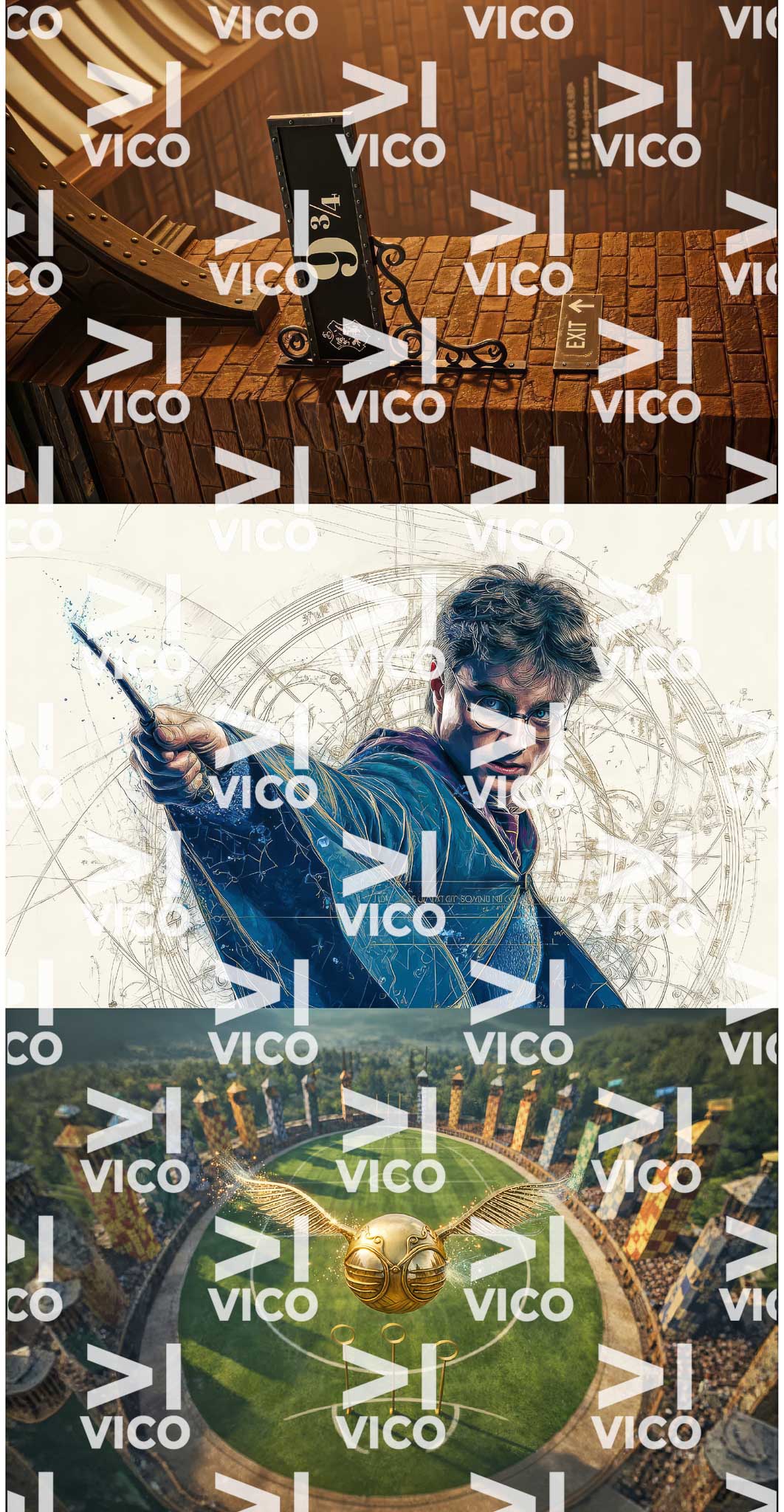 PAÑO ESTAMPADO x3 – HARRY-POTTER