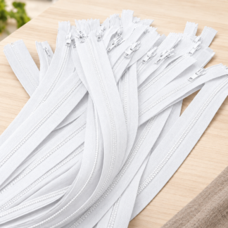 CIERRE DESMONTABLE PLASTICO BLANCO 70CM